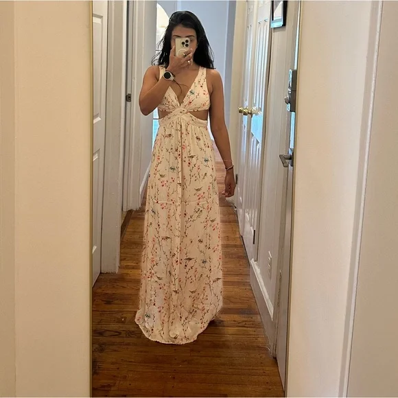 Zara cut out spring dress - Picture 2 of 2